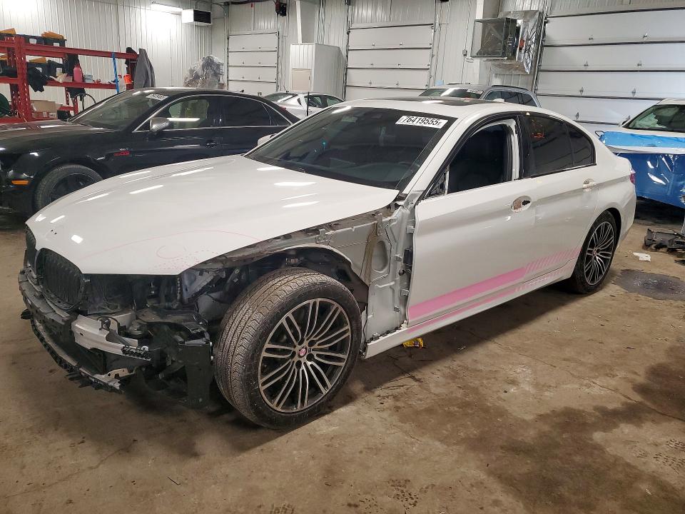2019 BMW 5er VIN WBAJA5C5XKWW01497 — COPART salvage auction photo