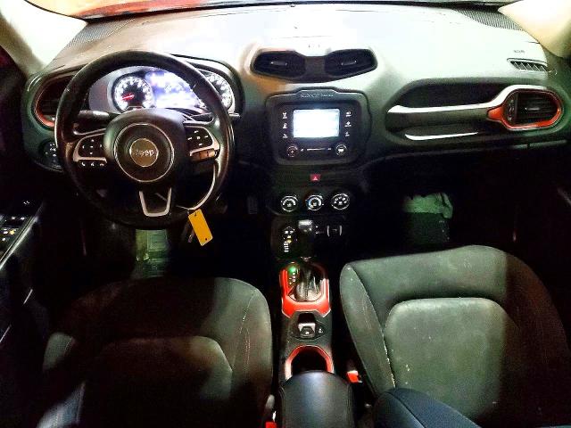 2017 Jeep Renegade VIN ZACCJBCB3HPE91186 COPART salvage auction — FRONT END, Sd - Cert Of Title-Salvage, sold $150 on 2026-08-04 (photo 8)