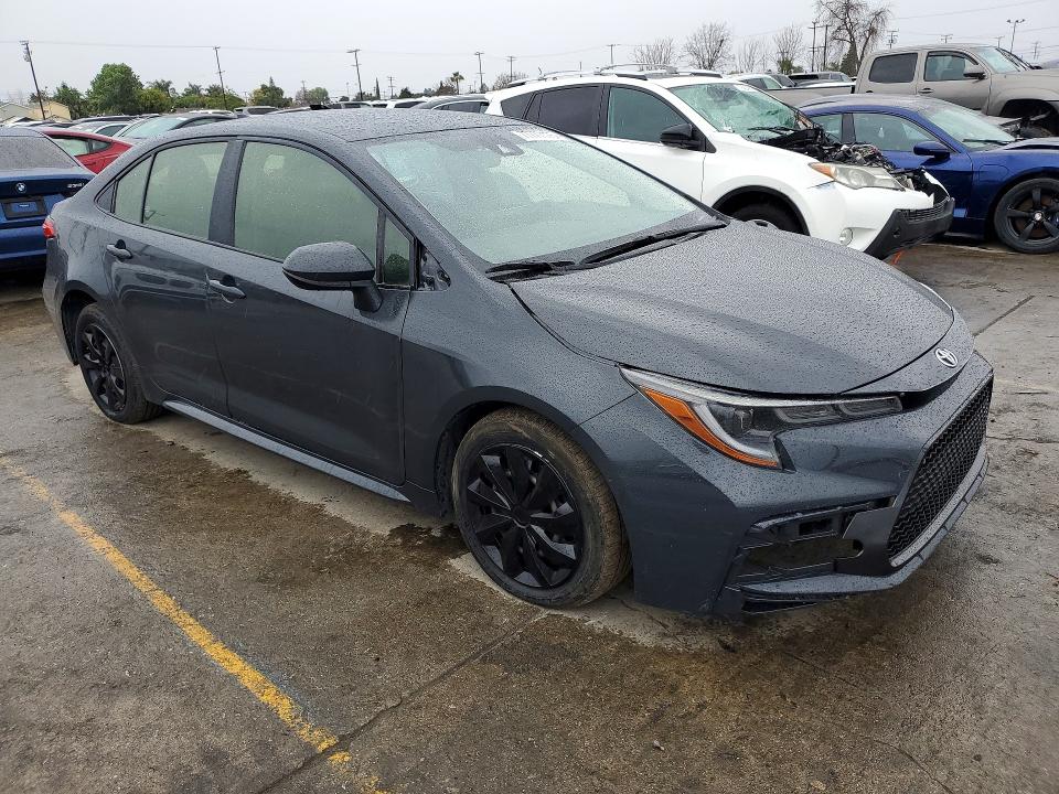 2023 Toyota Corolla VIN JTDBCMFE7P3023438 COPART salvage auction — FRONT END, Ca - Non-Repairable Vehicle Cert, sold $4,500 on 2026-07-08 (photo 4)