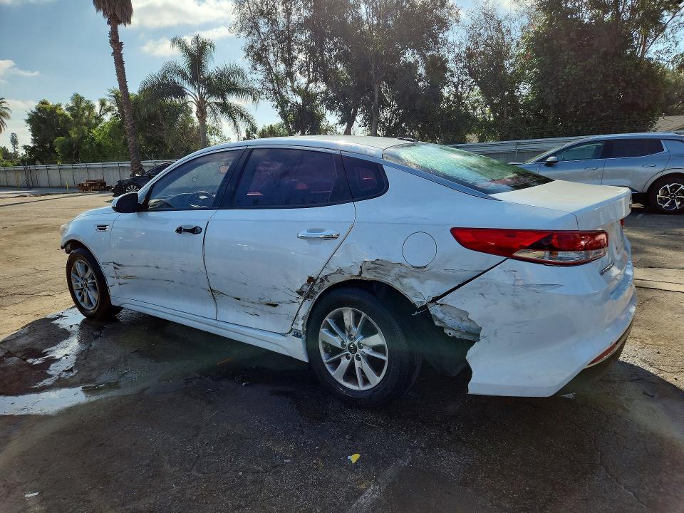 2016 Kia Optima VIN 5XXGT4L37GG038529 COPART salvage auction — FRONT END, Ca - Certificate Of Title, sold $200 on 2026-07-02 (photo 2)