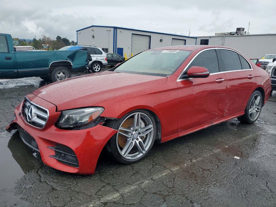 2017 Mercedes-benz E-class VIN WDDZF4JB5HA122684 COPART salvage auction — FRONT END, Ca - Dis/Dlr/Exp Only Clean Title, sold $4,650 on 2026-07-20 (photo 1)