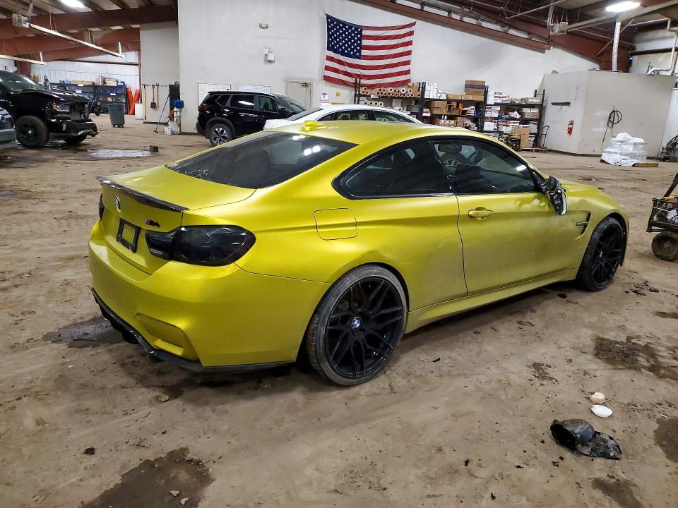2015 BMW M4 VIN WBS3R9C56FK332643 COPART salvage auction — SIDE, Mi - Cert Of Title-Salvage Vehicle, sold $14,000 on 2026-07-10 (photo 3)