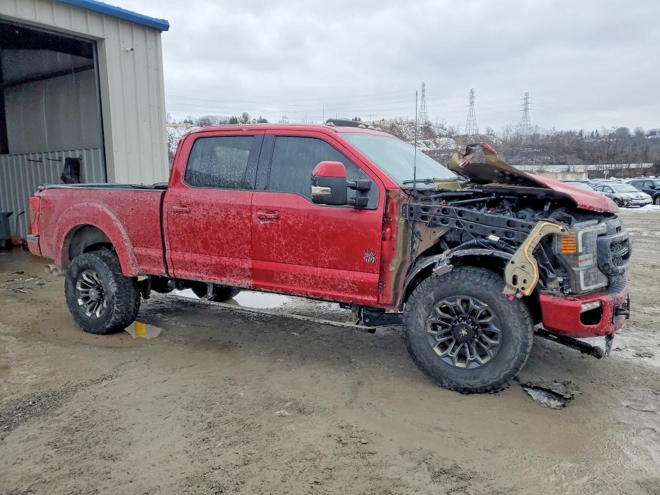2021 Ford F250 VIN 1FT8W2BT1MED25219 COPART salvage auction — Rollover, PA - CERTIFICATE OF SALVAGE, sold $17,000 on 2026-03-11 (photo 4)