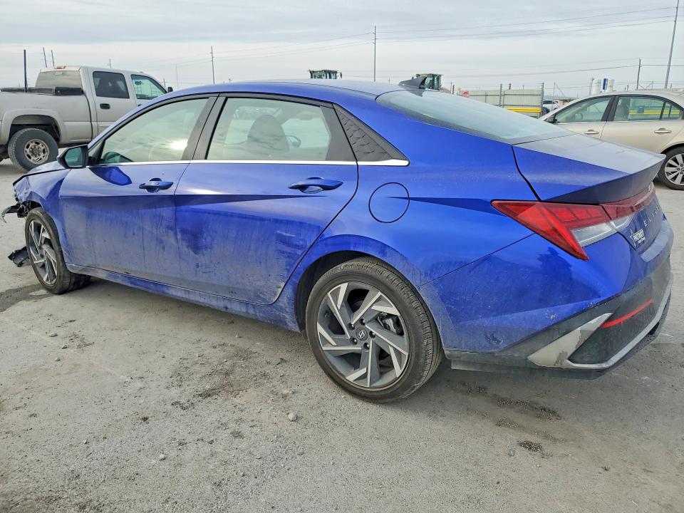 2025 Hyundai Elantra VIN KMHLS4DG7SU913836 COPART salvage auction — FRONT END, Pa - Certificate Of Salvage, sold $2,500 on 2026-07-22 (photo 2)