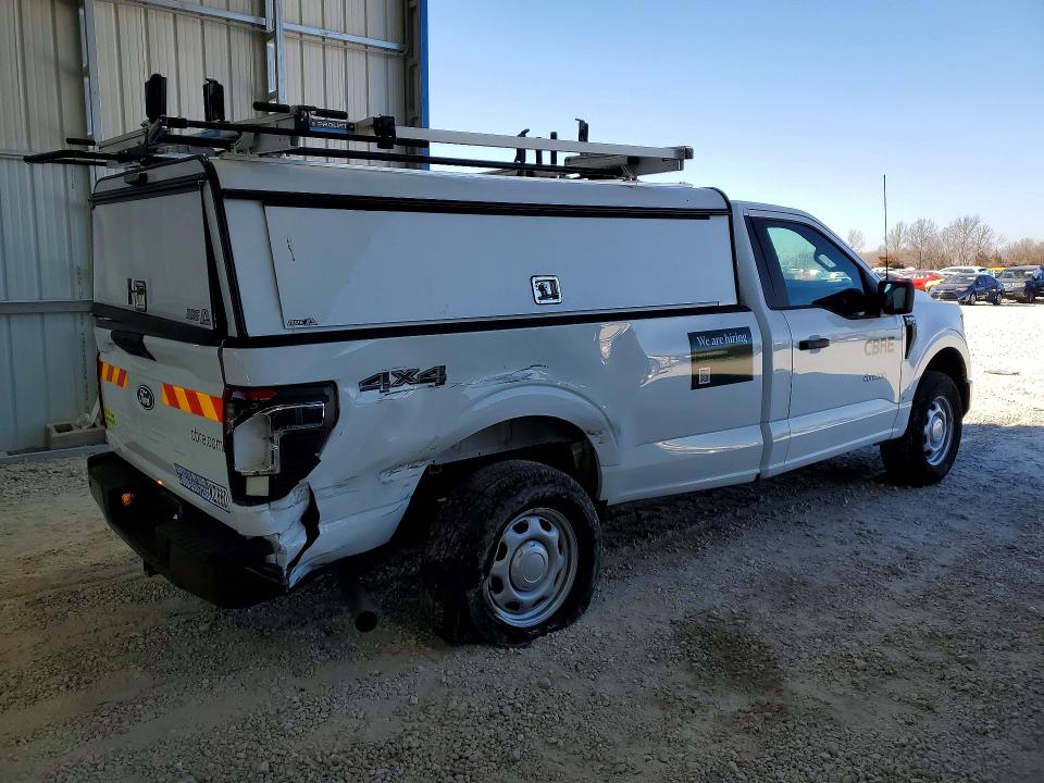 2024 Ford F-150 VIN 1FTMF1LP3RKE02658 COPART salvage auction — REAR END, Mo - Salvage Certificate Of Title, sold $7,300 on 2026-07-21 (photo 3)
