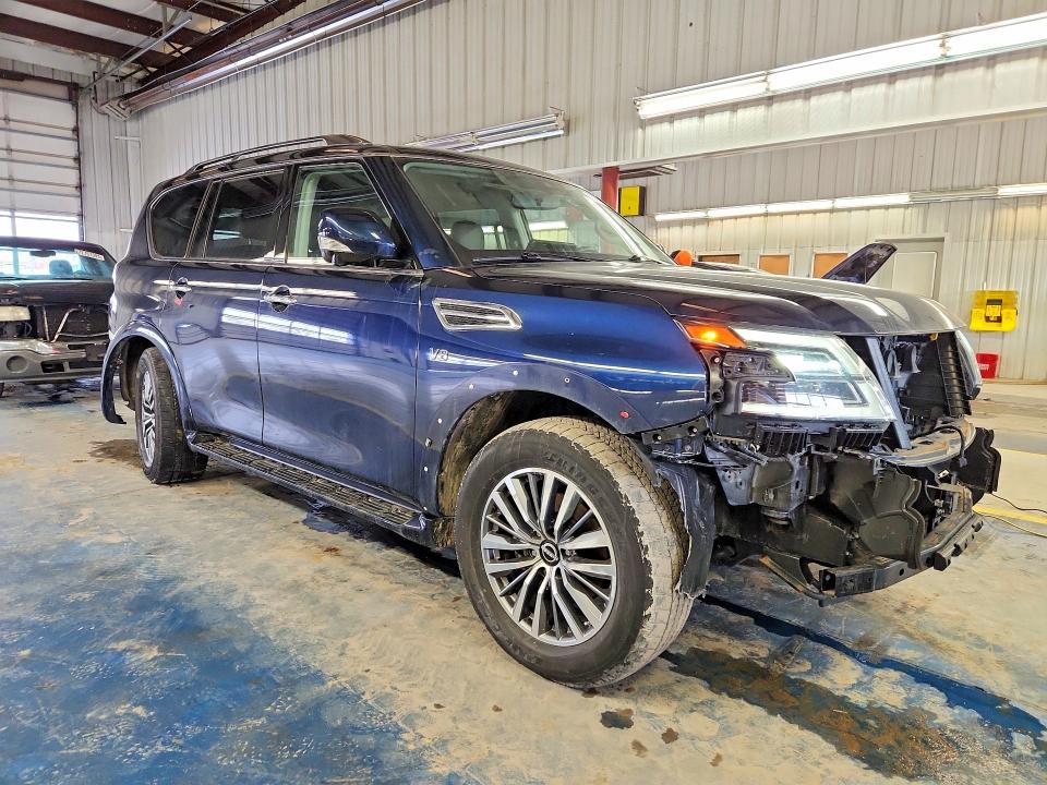 2022 Nissan Armada VIN JN8AY2BC2N9162087 COPART salvage auction — FRONT END, IN - BILL OF SALE - PARTS ONLY, sold $12,800 on 2026-07-27 (photo 4)