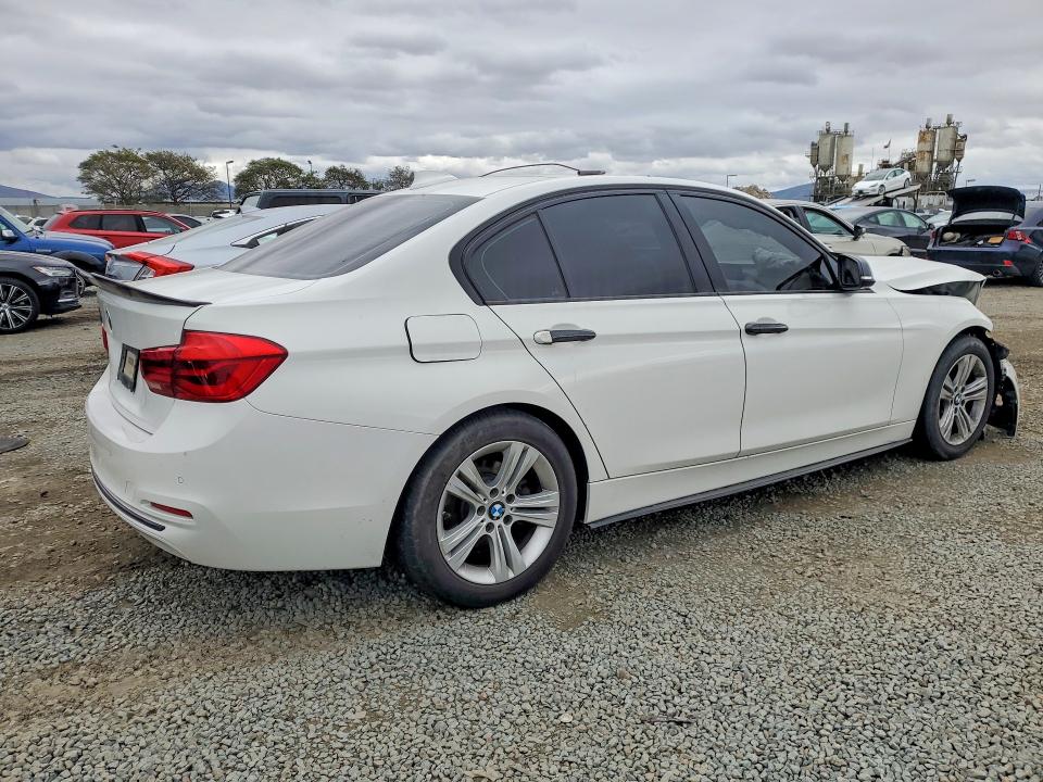 2016 BMW 3er VIN WBA8E9C57GK647958 COPART salvage auction — FRONT END, Ca - Salvage Certificate, sold $1,150 on 2026-07-31 (photo 3)