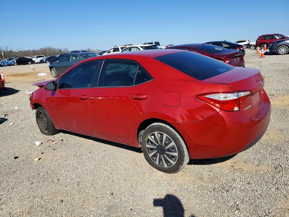 2015 Toyota Corolla VIN 5YFBURHE6FP291913 COPART salvage auction — FRONT END, Tn - Certificate Of Title, sold $1,600 on 2026-07-07 (photo 2)