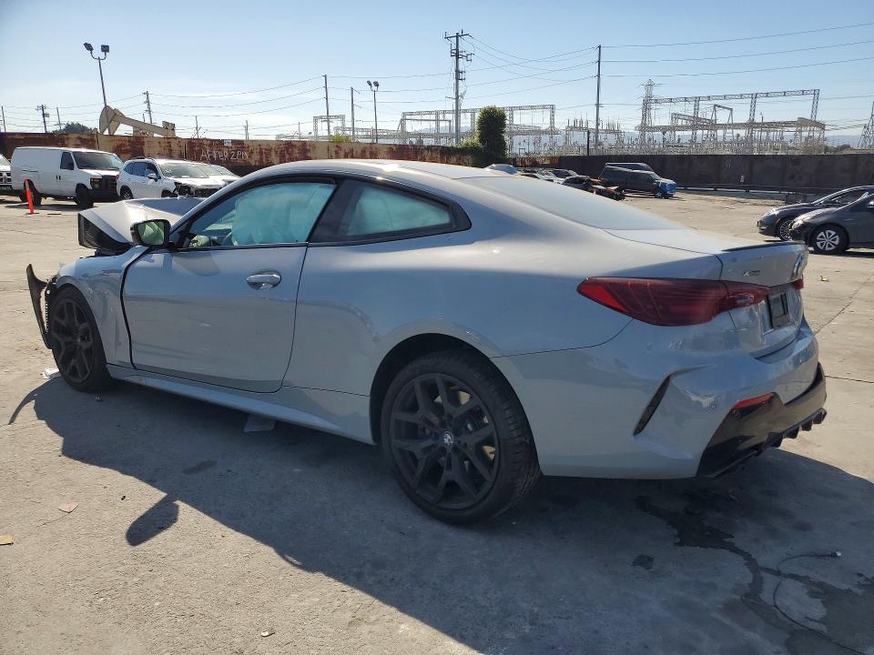 2025 BMW M4 VIN WBA83DA03SCT47742 COPART salvage auction — FRONT END, Ca - Salvage Certificate, sold $10,100 on 2026-07-24 (photo 2)