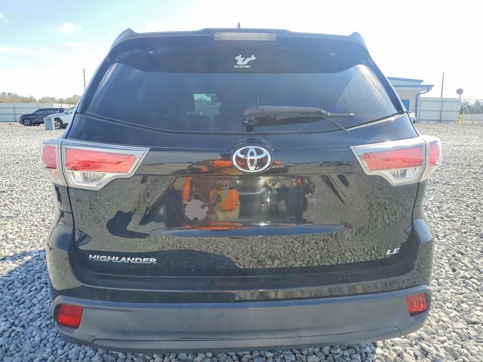 2015 Toyota Highlander VIN 5TDZKRFH2FS103493 COPART salvage auction — FRONT END, Fl - Cert Of Title Slvg Rebuildable, sold $7,400 on 2026-07-07 (photo 6)