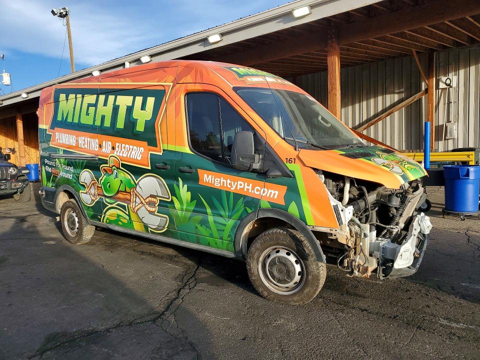 2023 Ford Transit VIN 1FTBR1CG3PKA85203 COPART salvage auction — FRONT END, Co - Salvage Title, sold $325 on 2026-07-09 (photo 4)