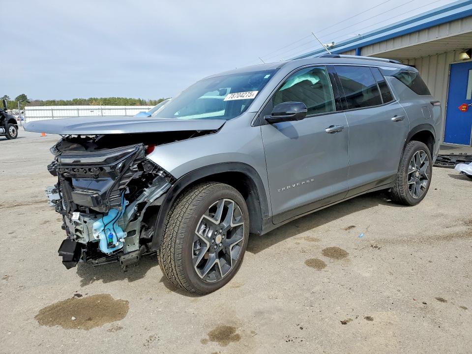 2025 Chevrolet Traverse VIN 1GNERKRSXSJ267811 COPART salvage auction — FRONT END, Salvage Title, sold $11,900 on 2026-09-03 (photo 1)