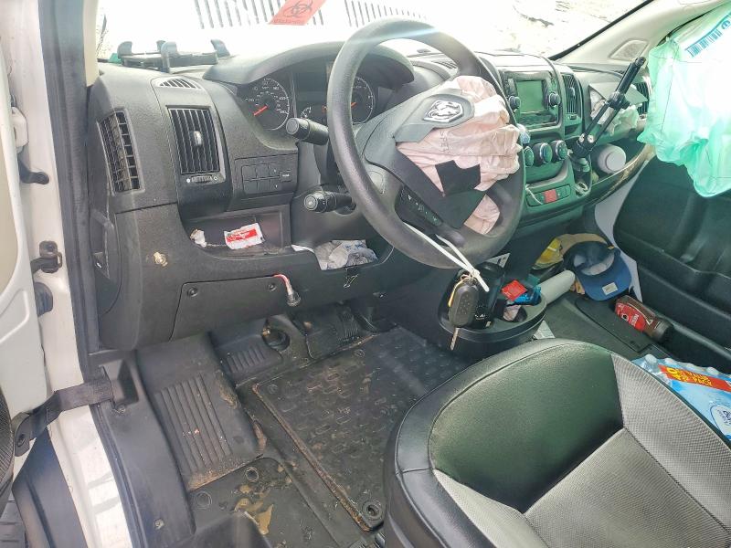 2021 Ram Promaster 2500 VIN 3C6LRVDG1ME590799 COPART salvage auction — FRONT END, Md - Cert Of Salvage > 75% Damage, sold $1,850 on 2026-07-28 (photo 8)