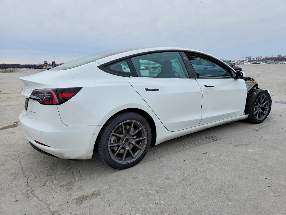 2021 Tesla Model 3 VIN 5YJ3E1EB5MF066176 COPART salvage auction — FRONT END, Tn - Salvage Certificate, sold $6,500 on 2026-08-03 (photo 3)