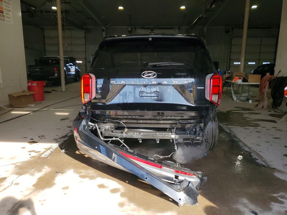 2024 Hyundai Palisade VIN KM8R7DGE7RU755496 COPART salvage auction — REAR END, Nj - Cert Of Title-Salvage, sold $13,600 on 2026-07-13 (photo 6)