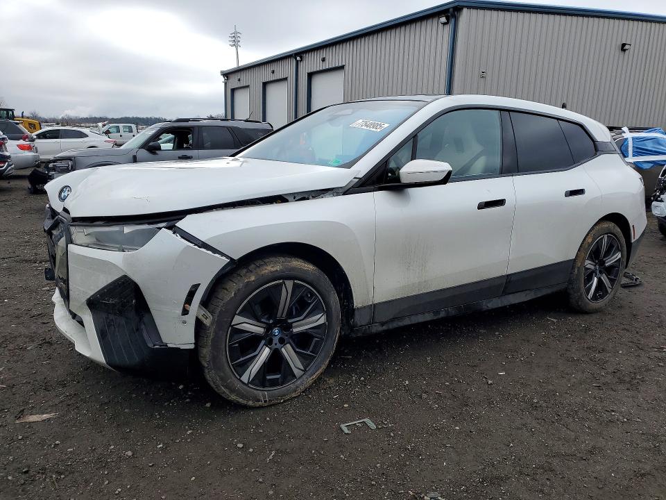 2023 BMW Ix VIN WB523CF08PCL95980 COPART salvage auction — FRONT END, Md - Cert Of Salvage > 75% Damage, sold $15,200 on 2026-07-28 (photo 1)