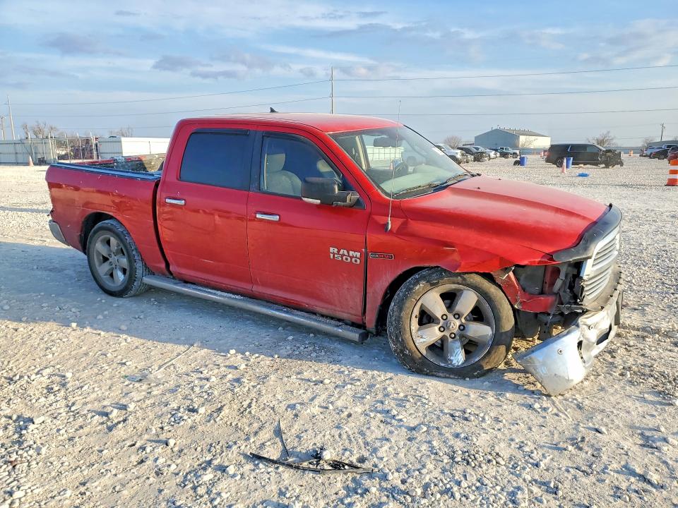 2015 Ram 1500 VIN 1C6RR6LM6FS669425 COPART salvage auction — FRONT END, Tx - Salvage Vehicle Title, sold $3,100 on 2026-07-09 (photo 4)