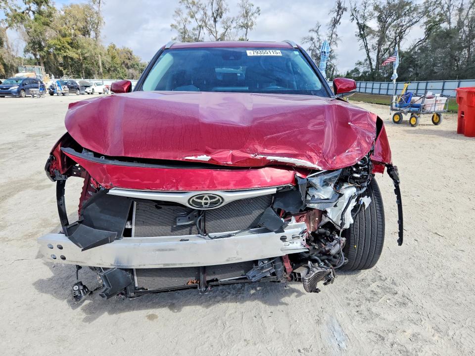 2022 Toyota Highlander VIN 5TDGZRAH9NS550993 COPART salvage auction — FRONT END, Fl - Certificate Of Destruction, sold $11,200 on 2026-07-14 (photo 5)