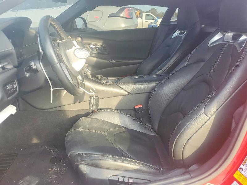 2021 Toyota Supra VIN WZ1DB0C01MW036419 COPART salvage auction — FRONT END, Al - Cert Of Title-Salvage Title, sold $10,100 on 2026-07-16 (photo 7)