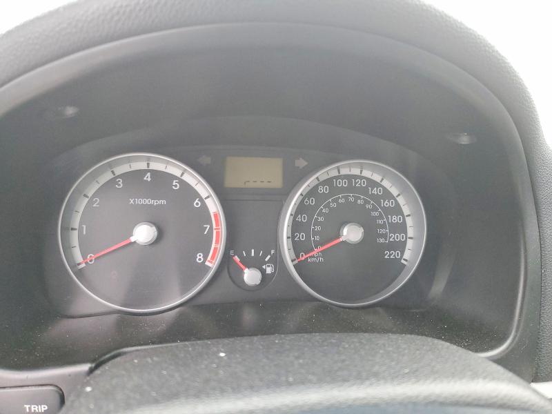 2009 Hyundai Accent VIN KMHCN45C29U348232 COPART salvage auction — FRONT END, Qc - Gravement Accidente, sold $125 on 2026-07-14 (photo 9)