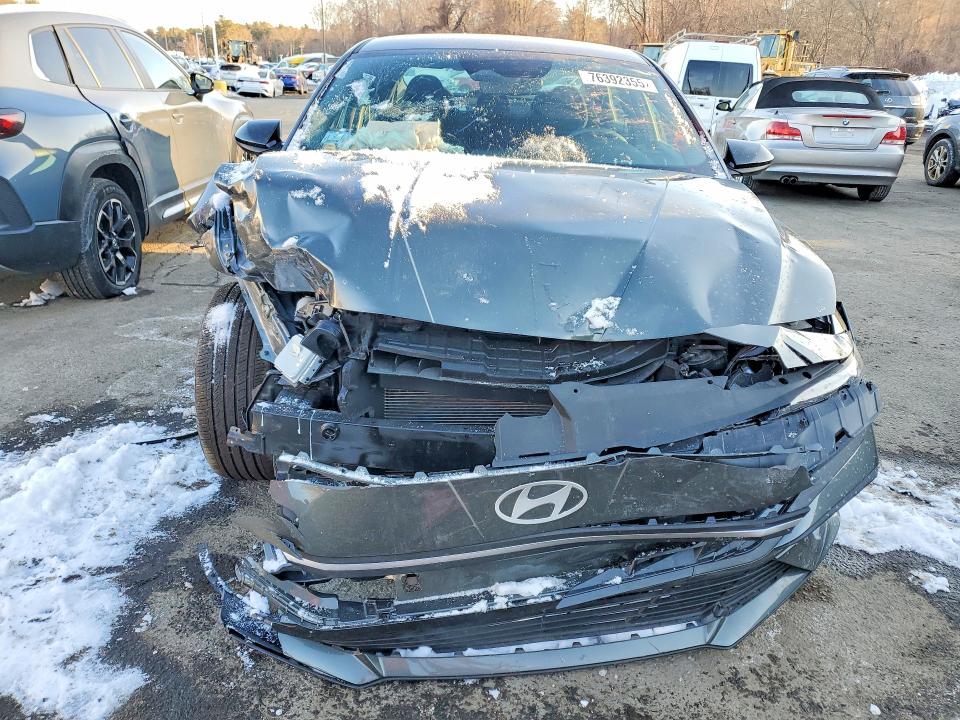 2025 Hyundai Elantra VIN KMHLM4DG8SU872644 COPART salvage auction — FRONT END, Ma - Certificate Of Title, sold $5,900 on 2026-07-03 (photo 5)