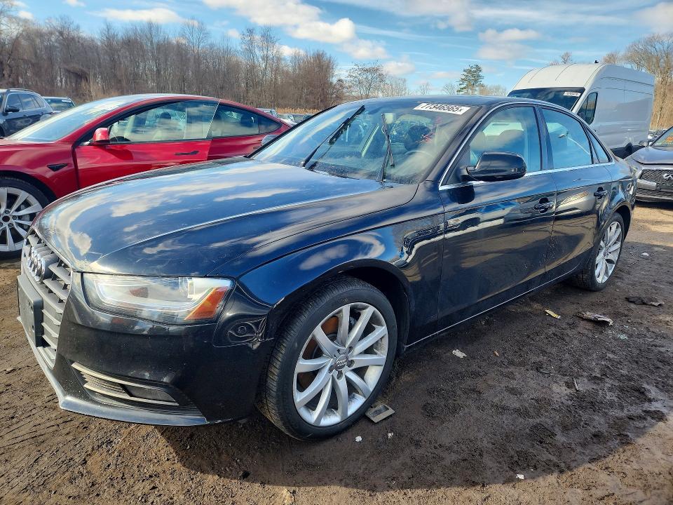 2013 Audi A4 VIN WAUFFAFL2DA144419 COPART salvage auction — MINOR DENT/SCRATCHES, Wv - Certificate Of Title, sold $2,850 on 2026-07-23 (photo 1)