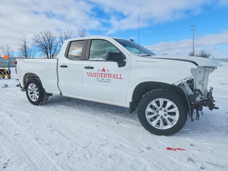 2021 Chevrolet Silverado VIN 1GCRYBEH7MZ122866 COPART salvage auction — FRONT END, Mi - Certificate Of Title, sold $6,200 on 2026-07-02 (photo 4)