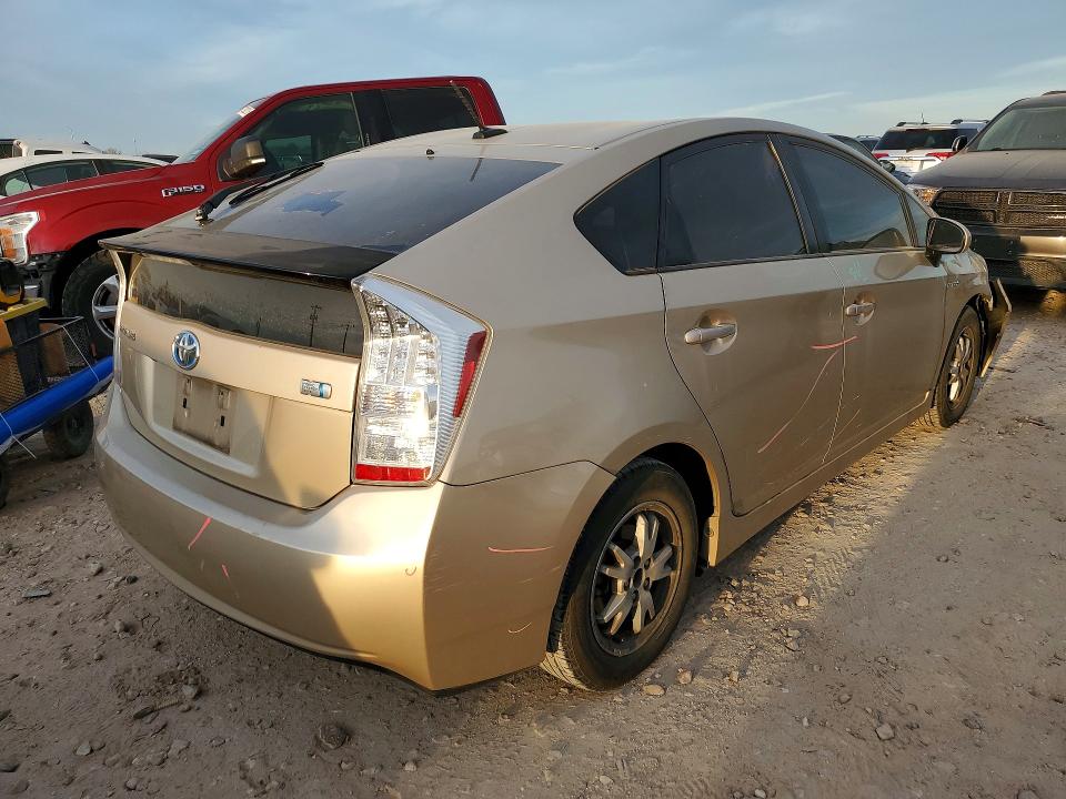 2010 Toyota Prius VIN JTDKN3DU3A1033451 COPART salvage auction — FRONT END, Tx - Salvage Vehicle Title, sold $3,000 on 2026-07-09 (photo 3)