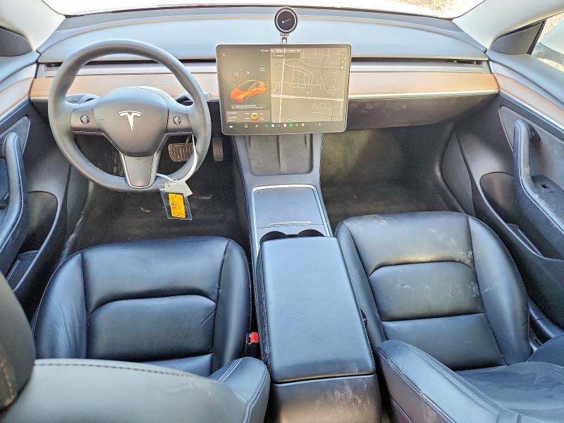 2021 Tesla Model 3 VIN 5YJ3E1EB5MF079803 COPART salvage auction — FRONT END, Ut - Salvage Certificate, sold $8,200 on 2026-07-31 (photo 8)