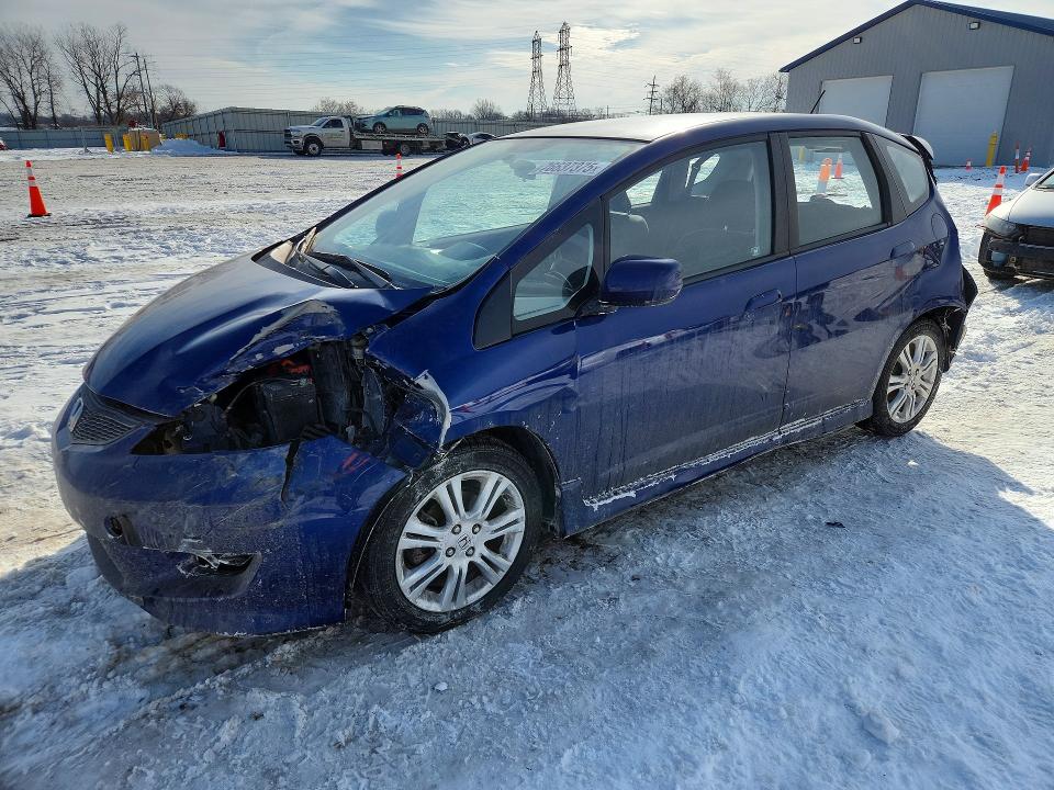 2011 Honda Fit VIN JHMGE8H54BC001148 COPART salvage auction — REAR END, OH - CERT OF TITLE-SALVAGE, sold $250 on 2026-07-17 (photo 1)
