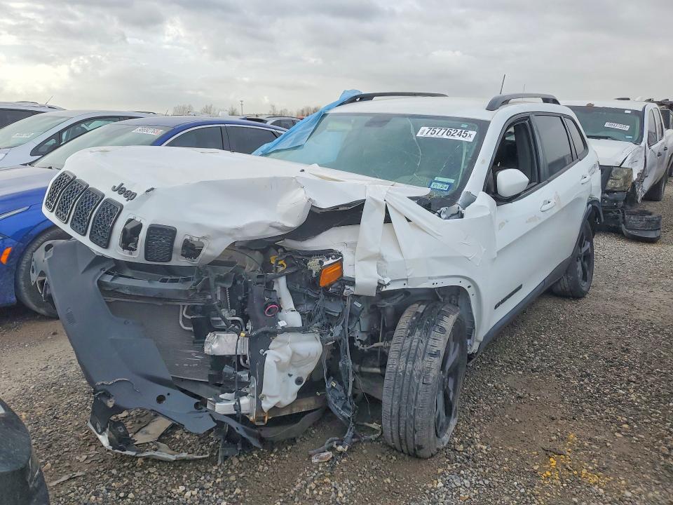 2019 Jeep Grand cherokee VIN 1C4PJLLB2KD466101 COPART salvage auction — FRONT END, Tx - Salvage Vehicle Title, sold $500 on 2026-07-09 (photo 1)
