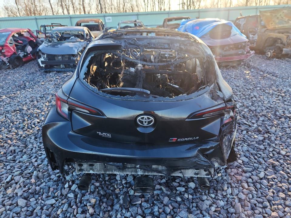 2025 Toyota Gr corolla VIN JTNABAAE7SA018311 COPART salvage auction — BURN, IL - SALVAGE CERTIFICATE, sold $175 on 2026-07-27 (photo 6)