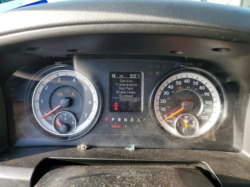 2019 Ram 1500 VIN 1C6RR6TT2KS728309 COPART salvage auction — FRONT END, Tx - Certificate Of Title, sold $1,850 on 2026-07-07 (photo 9)