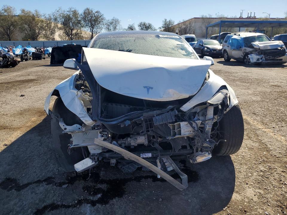 2023 Tesla Model 3 VIN 5YJ3E1EA3PF450338 COPART salvage auction — FRONT END, Nv - Salvage Title, sold $4,000 on 2026-07-14 (photo 5)