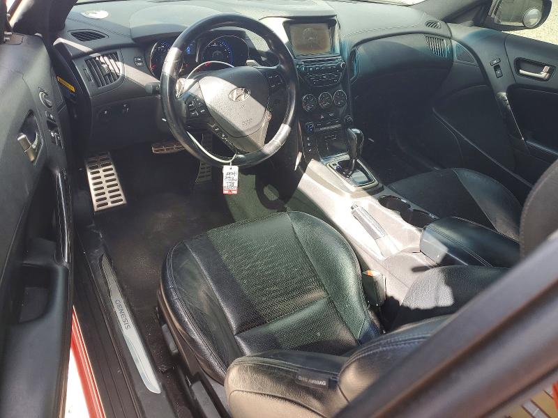 2015 Hyundai Genesis coupe VIN KMHHU6KJ7FU121864 COPART salvage auction — MINOR DENT/SCRATCHES, Fl - Cert Of Title Slvg Rebuildable, sold $1,600 on 2026-07-17 (photo 8)