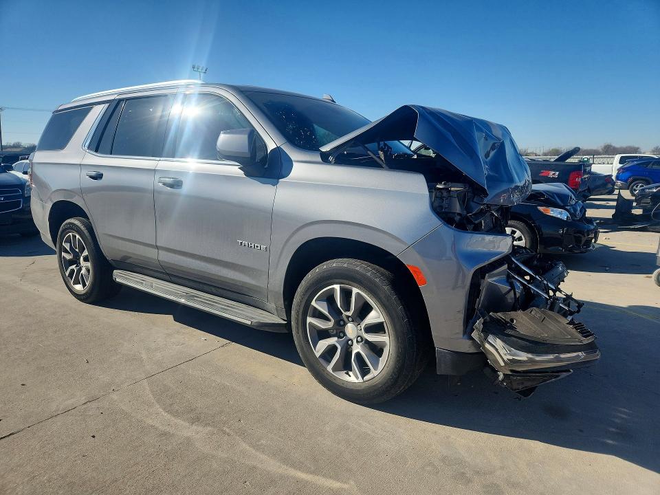 2022 Chevrolet Tahoe VIN 1GNSCNKD8NR271766 COPART salvage auction — FRONT END, TX - SALVAGE VEHICLE TITLE (P), sold $10,000 on 2026-07-09 (photo 4)