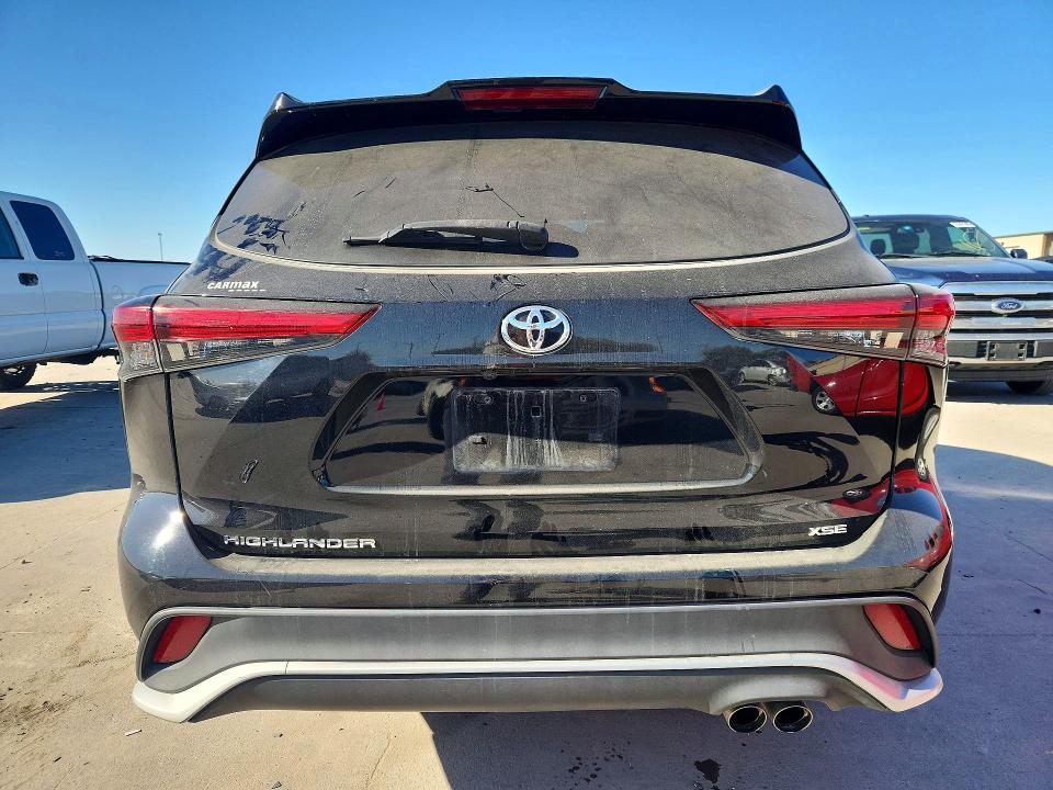 2021 Toyota Highlander VIN 5TDLZRAH9MS073107 COPART salvage auction — SIDE, Tx - Certificate Of Title, sold $15,800 on 2026-07-13 (photo 6)