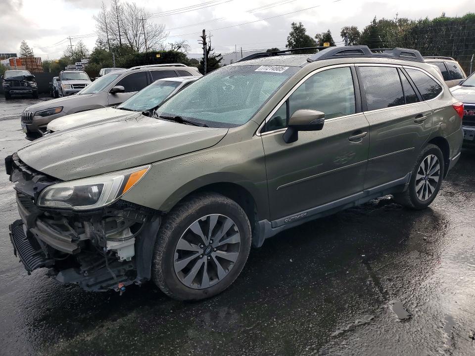 2015 Subaru Outback VIN 4S4BSALC7F3202139 COPART salvage auction — FRONT END, Ca - Salvage Certificate, sold $60 on 2026-07-21 (photo 1)
