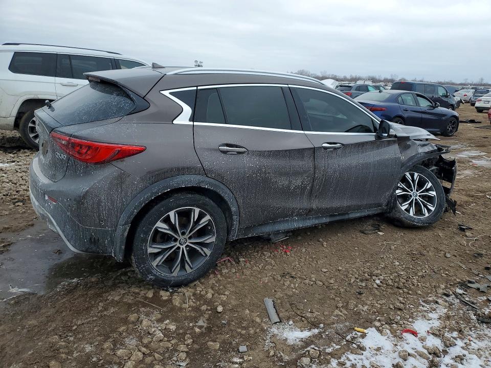 2017 Infiniti Qx30 VIN SJKCH5CR8HA021291 COPART salvage auction — FRONT END, Il - Salvage Certificate, sold $1,100 on 2026-07-09 (photo 3)