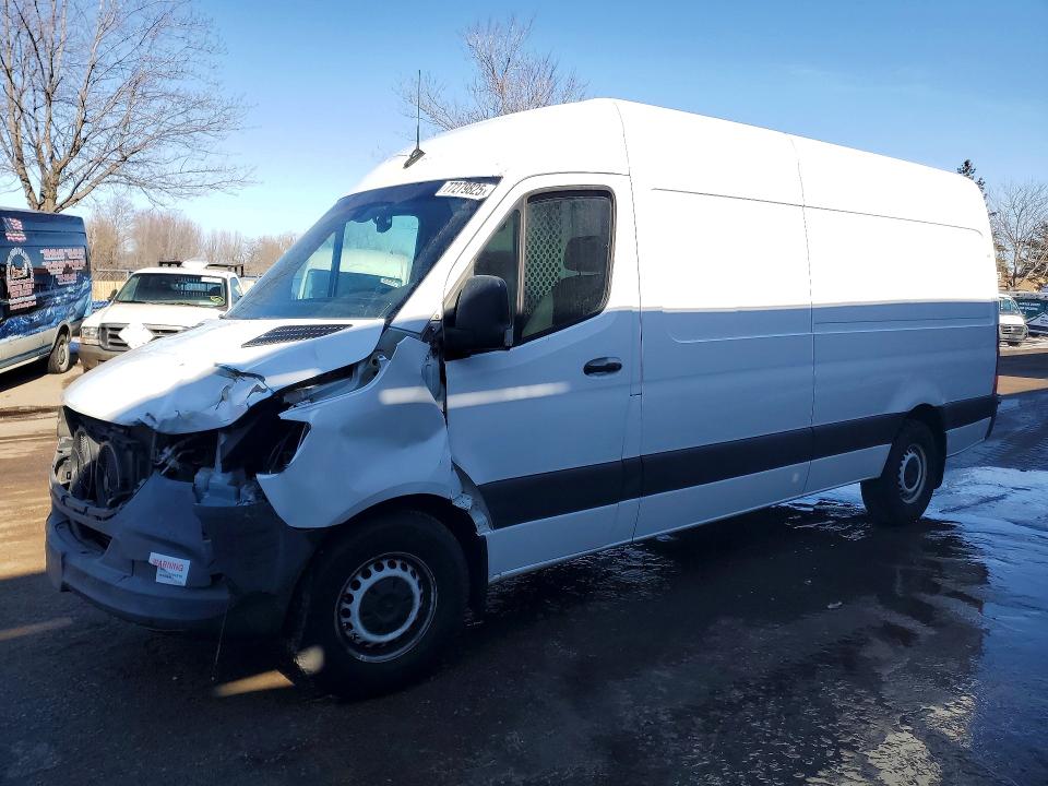 2022 Mercedes-benz Sprinter VIN W1Y4DCHY4NT084777 COPART salvage auction — FRONT END, Mn - Cert Of Title-Salvage, sold $9,500 on 2026-07-22 (photo 1)
