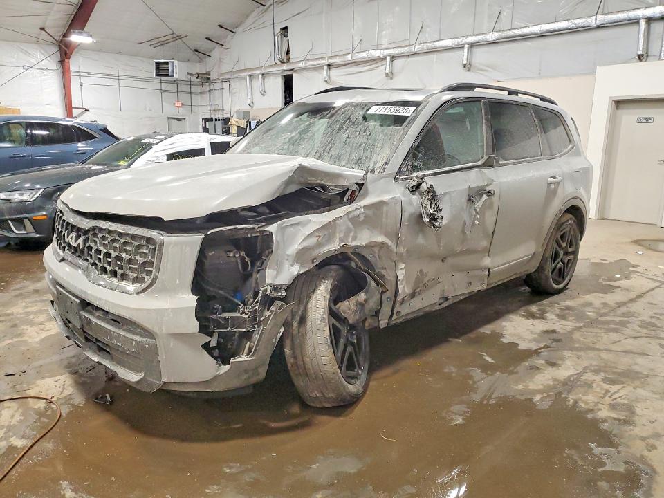 2024 Kia Telluride VIN 5XYP3DGCXRG535969 COPART salvage auction — FRONT END, Ma - Cert Of Title-Salvage, sold $7,200 on 2026-07-06 (photo 1)
