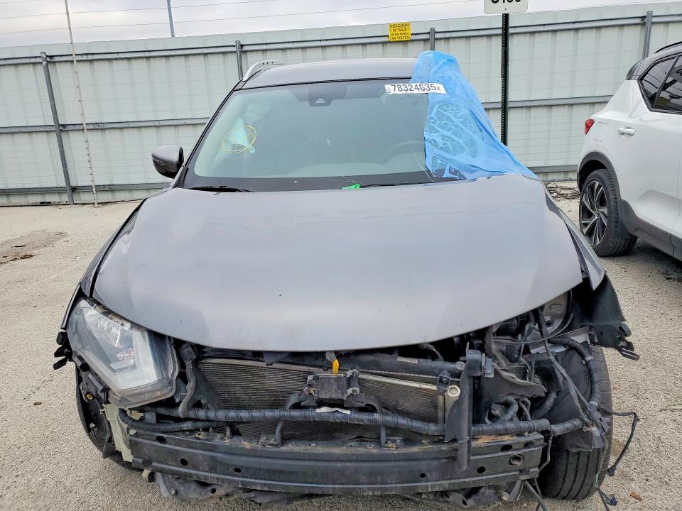 2019 Nissan Rogue sport VIN KNMAT2MV1KP536950 COPART salvage auction — FRONT END, Il - Certificate Of Title, sold $1,850 on 2026-07-20 (photo 5)