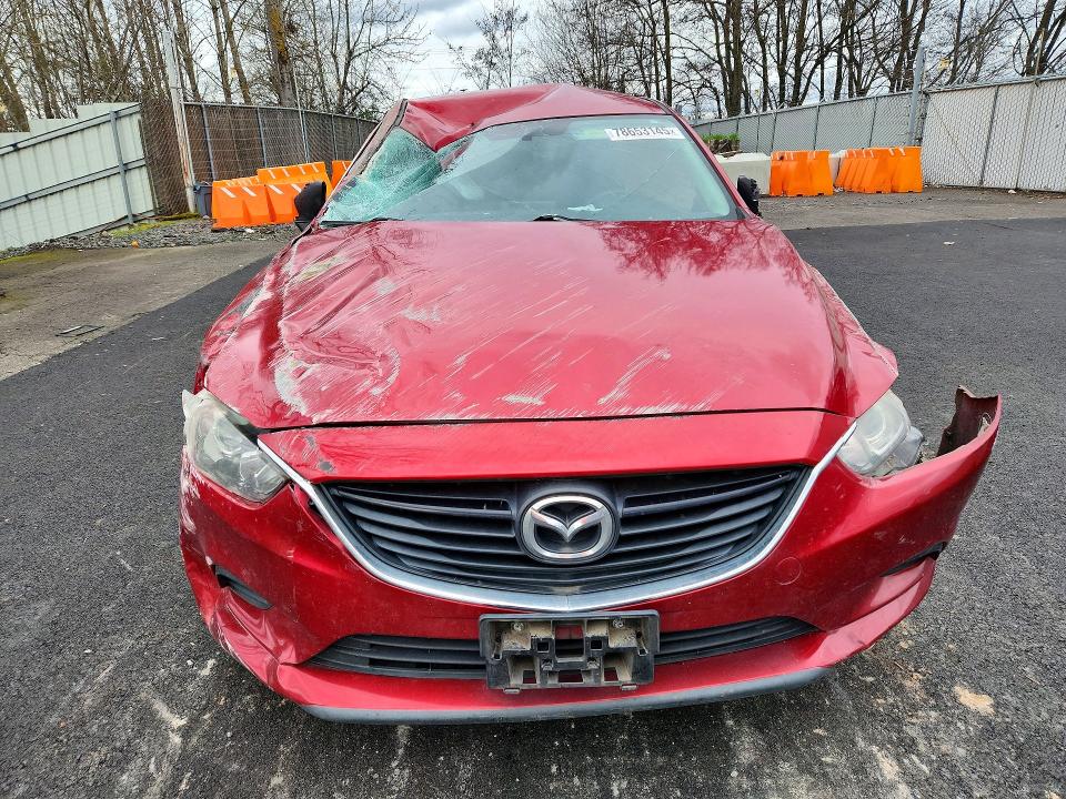 2016 Mazda 6 VIN JM1GJ1U56G1446262 COPART salvage auction — ROLLOVER, Or - Salvage Title Certificate, sold $450 on 2026-07-08 (photo 5)