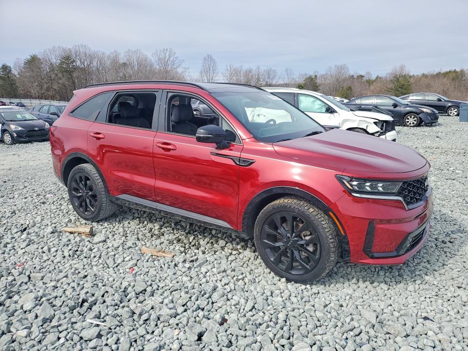 2023 Kia Sorento VIN 5XYRK4LF2PG198836 COPART salvage auction — FRONT END, Nc - Salvage Certificate Of Title, sold $10,600 on 2026-07-15 (photo 4)