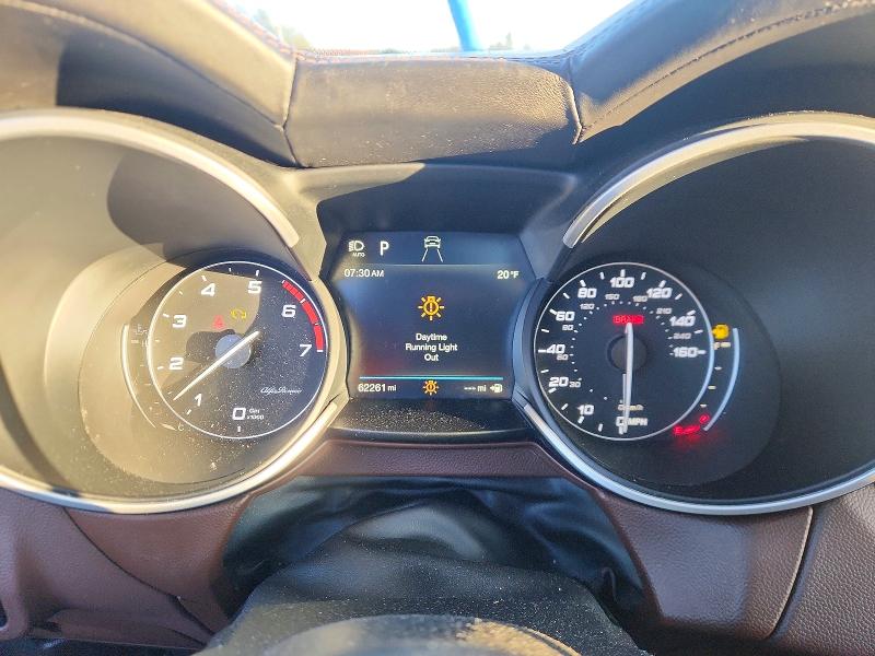 2019 Alfa romeo Stelvio VIN ZASPAKBN5K7C55101 COPART salvage auction — FRONT END, Ct - Cert Of Title-Salvage, sold $3,150 on 2026-07-09 (photo 9)