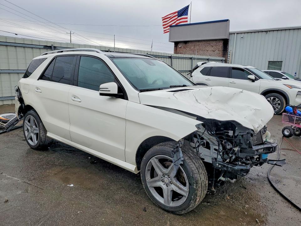 2015 Mercedes-benz VIN 4JGDA5GB9FA457245 COPART salvage auction — FRONT END, Al - Cert Of Title-Salvage Title, sold $1,850 on 2026-07-09 (photo 4)