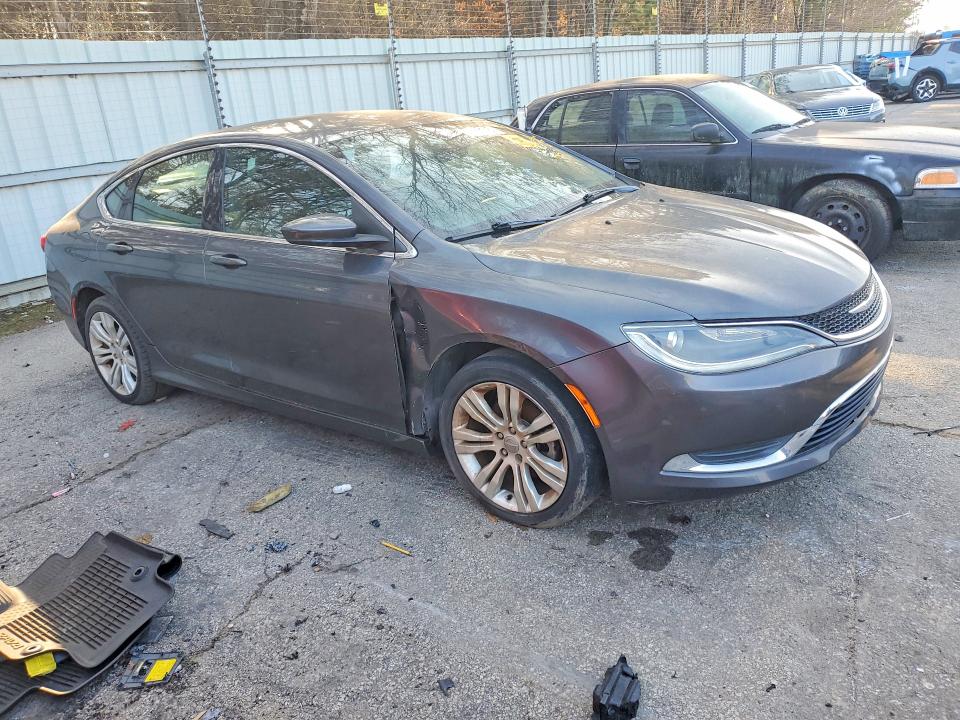 2015 Chrysler 200 VIN 1C3CCCAB0FN753453 COPART salvage auction — WATER/FLOOD, Ga - Cert Of Title-Flood Salvage, sold $375 on 2026-07-10 (photo 4)