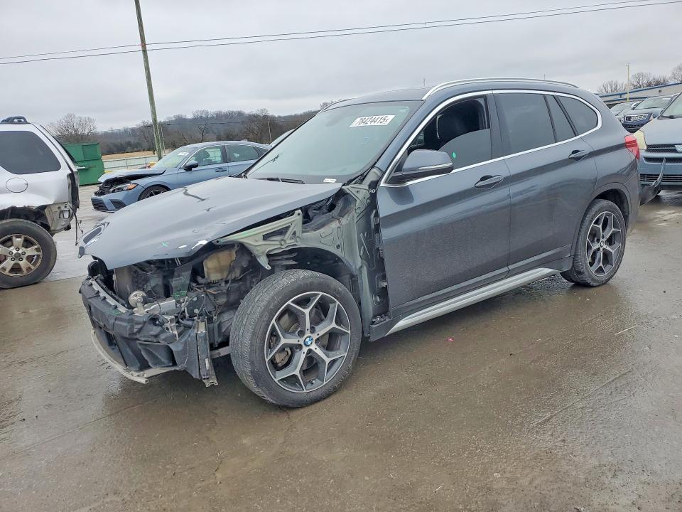 2018 BMW X1 VIN WBXHT3C33J5L34662 COPART salvage auction — FRONT END, Tn - Salvage Certificate, sold $3,400 on 2026-07-20 (photo 1)