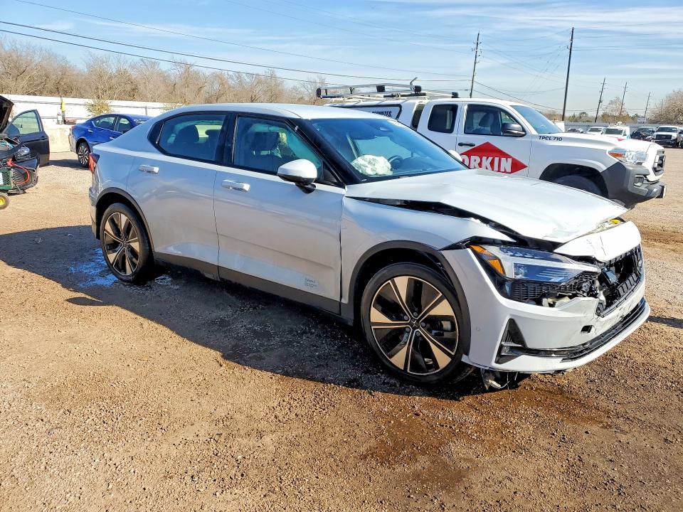 2023 Polestar 2 VIN YSMED3KA6PL138303 COPART salvage auction — FRONT END, TX - SALVAGE VEHICLE TITLE, sold $4,200 on 2026-08-13 (photo 4)