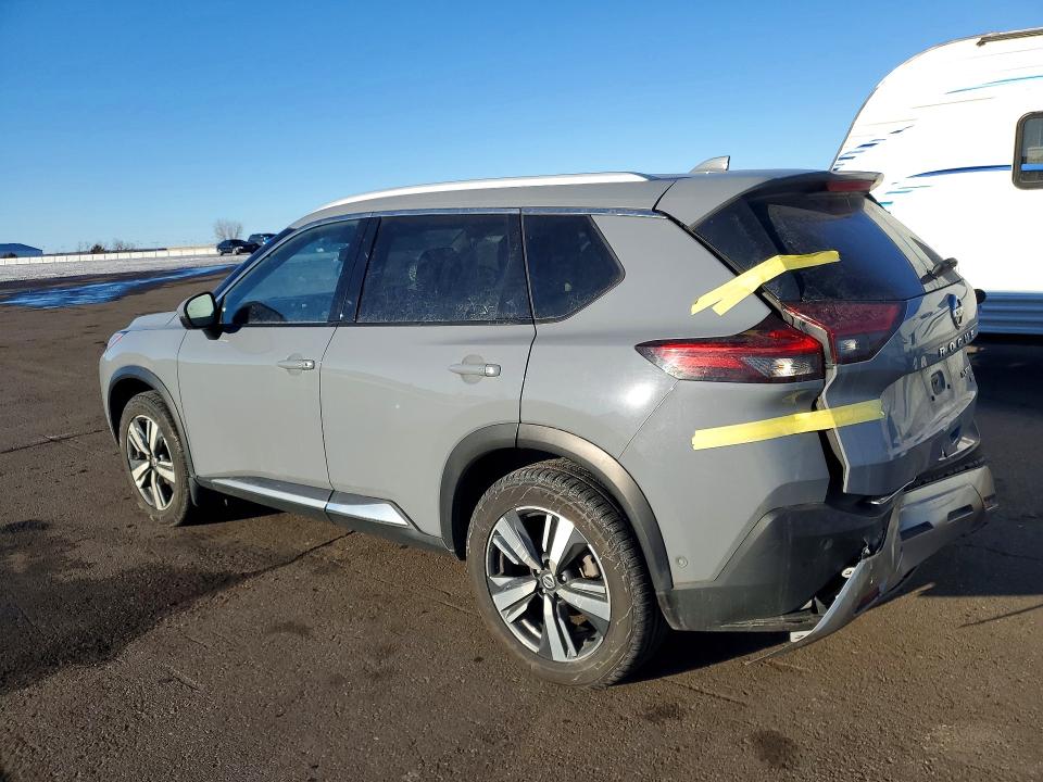 2021 Nissan Rogue VIN JN8AT3DD6MW309649 COPART salvage auction — REAR END, Mn - Cert Of Title-Salvage, sold $9,700 on 2026-07-16 (photo 2)